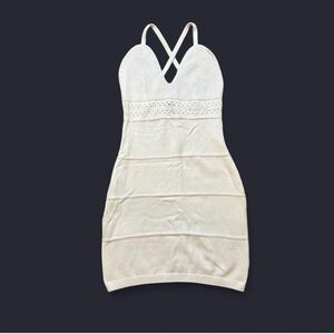 H&M White Knit Dress